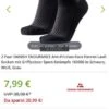 2 Paar DANISH ENDURANCE Anti-Friction Race Herren Lauf-Socken Mit Griffpolster In Schwarz, Weiß, Grau Ab 8 Paar 32 Eur (Versand Kostenlos)