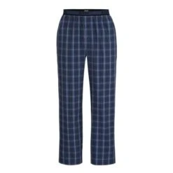 [prime] Hugo Boss Pyjama In Größe M Mit Karomuster Modell 'Urban' In Blau -Mode Kleidung Verkauf 2280108 1 2