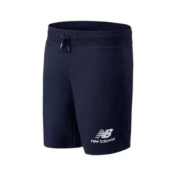 New Balance Short Essentials Stacked Logo (Gr. S - 2 XL) | Kostenloser Versand | Seitliche Eingrifftaschen -Mode Kleidung Verkauf 2280649 1 2