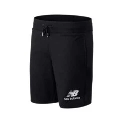 New Balance Short Essentials Stacked Logo (Gr. S - 2 XL) | Kostenloser Versand | Seitliche Eingrifftaschen -Mode Kleidung Verkauf 2280649 1 4