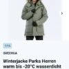 Winterjacke Parka Herren Warm Bis -20°C Wasserdicht Winterwandern - SH900