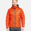 Jack Wolfskin Herren Alpspitze Down Hoody Skit Jacke Orange