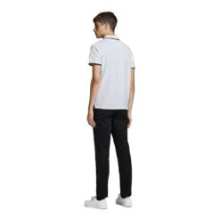 JACK AND JONES Herren Paulos Kurzarm Polohemden Weiß -Mode Kleidung Verkauf 2281584 1 2