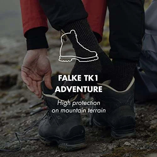 FALKE Tk1 Adventure Socken Mit Wolle Antiblasen Dick 1 Paar Wandersocken 8 FALKE Tk1 Adventure Socken Mit Wolle Antiblasen Dick 1 Paar Wandersocken – Bild 8