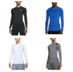 [2er-Pack] Nike Funktionsshirt Longsleeve Pro Tight Fit (verschiedene Farben Kombinierbar) | Größe S-XXL