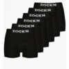 Zockn Bio Baumwolle 6 Boxershorts Schwarz Mit Logo
