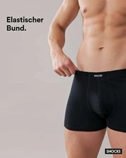 Snocks Retro Boxershorts Herren 6er-Pack Bio Baumwolle Gr. S – 4XL Herren Unterhosen Ohne Kratzenden Zettel Retro Short Mit Angenehmem Bund -Mode Kleidung Verkauf 2285288 1 2