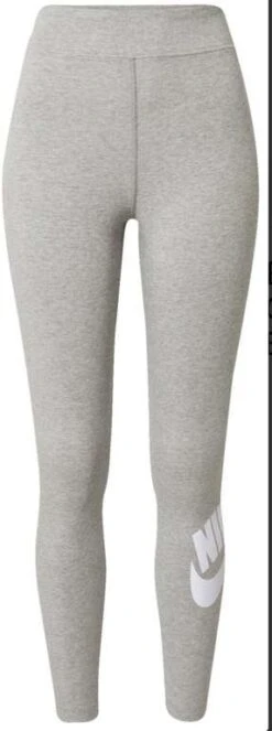 NIKE SPORTSWEAR ESSENTIAL LEGGINGS GRAU / WEISS DAMEN (XS-S) Für 12,89 Euro