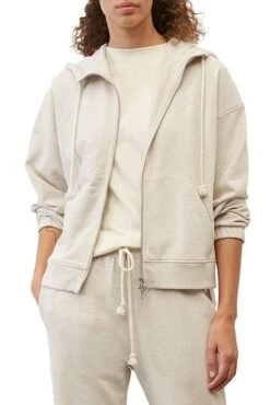[OTRIUM] Marc O'Polo Sweat-Jacke Beige Mit Kapuze (Gr. XXS - XL) Für 34,99 € + Versand