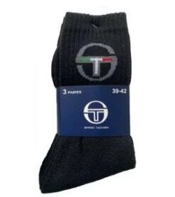 27 Paar Sergio Tacchini Sport- & Tennissocken | 9x3er Pack, Weiß Und Schwarz, Gr. 39-42 & 43-46 -Mode Kleidung Verkauf 2286746 1 2