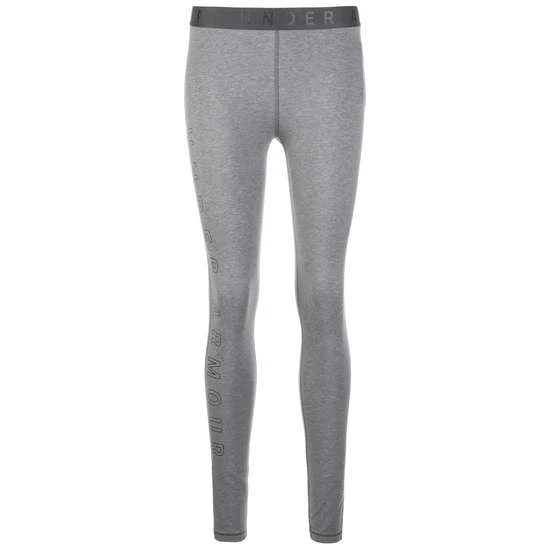 UNDER ARMOUR Favorite Trainingstight Grau Damenleggings | Gr. XS - XL (58% Baumwolle / 32% Polyester / 10% Elasthan) 2 UNDER ARMOUR Favorite Trainingstight Grau Damenleggings | Gr. XS - XL (58% Baumwolle / 32% Polyester / 10% Elasthan) – Bild 2
