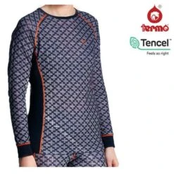 Tencel - Seaqual Jaquard Original 2.0 - Longshirt Damen - Blau In Gr. XS - XXL (aus 44 % Tencel)